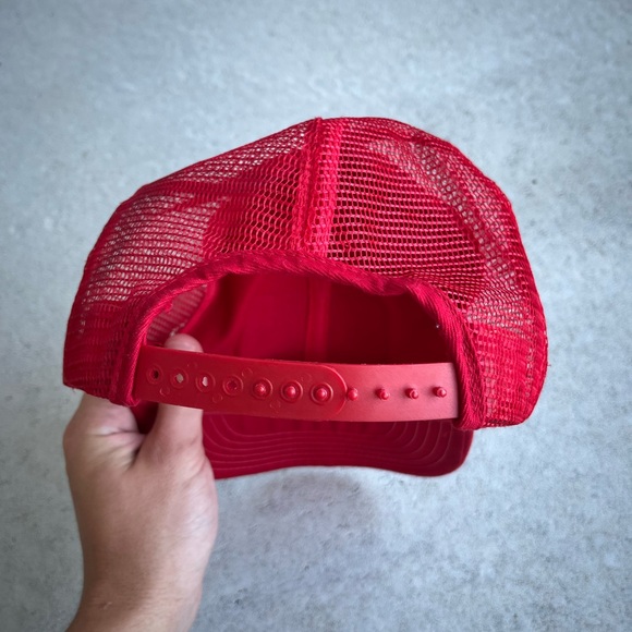 Red Trucker Hat - Picture 4 of 5